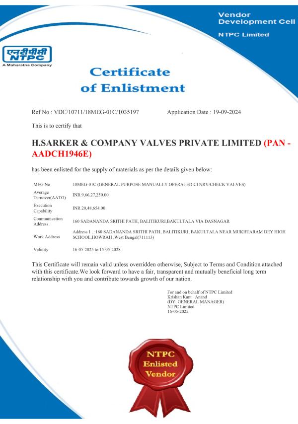 industrial valve manufacturing company in India